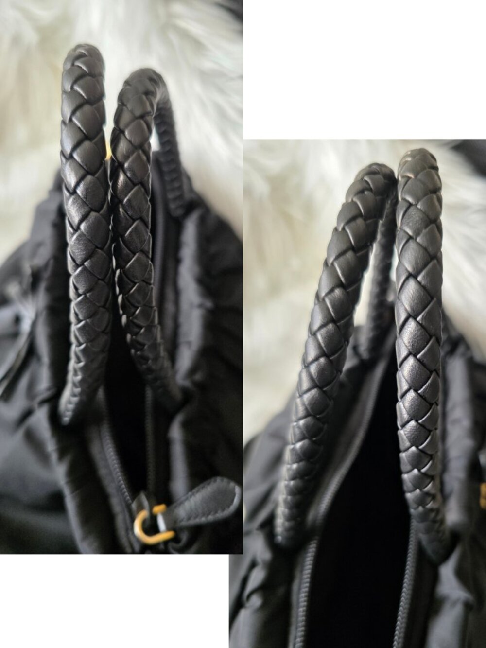 Authenticated Prada Tessuto Bow Two Way Bag - Picture 10 of 17